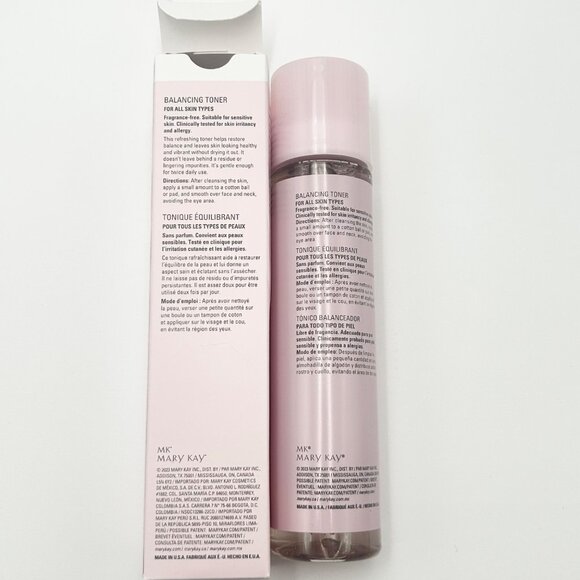 Mary Kay Exfoliating Scrub & Balancing Toner Set , All Skin Types, NIB New Stock - Picture 9 of 16